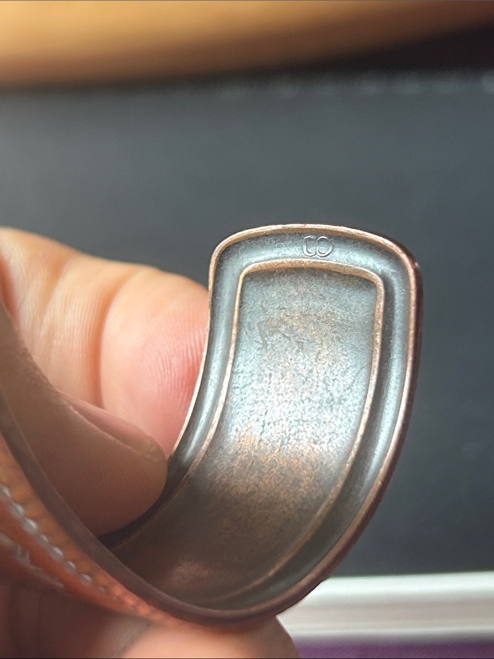 Vintage Copper Wrist Cuff - Picture 5 of 7
